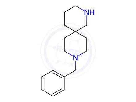 Chemical structure of 9-Benzyl-2,9-diazaspiro[5.5]undecane dihydrochloride