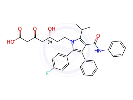 Chemical structure of Atorvastatin Impurity 45