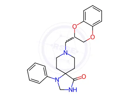 Chemical structure of Spiroxatrine (R 5188)