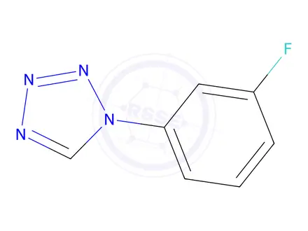 Chemical structure of 1-(3-Fluorophenyl)tetrazole