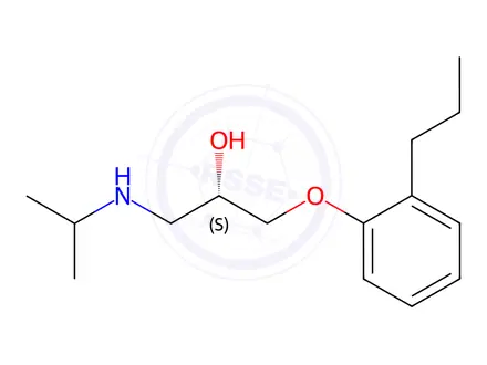 Chemical structure of Alprenolol Impurity 140