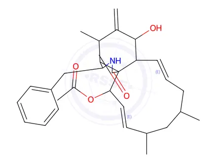 Chemical structure of 18-dehydroxycytochalasin H