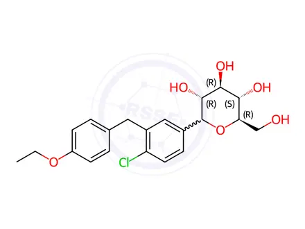 Chemical structure of Dapagliflozin Impurity 377