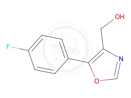 Chemical structure of [5-(4-fluorophenyl)-1,3-oxazol-4-yl]methanol