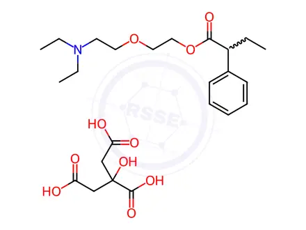 Chemical structure of Butamirate Citrate