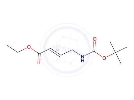 Chemical structure of 4-tert-Butoxycarbonylaminobut-2-enoic Acid Ethyl Ester