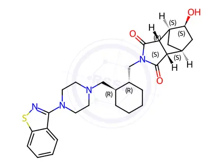 Chemical structure of Lurasidone Hydrochloride Impurity 121