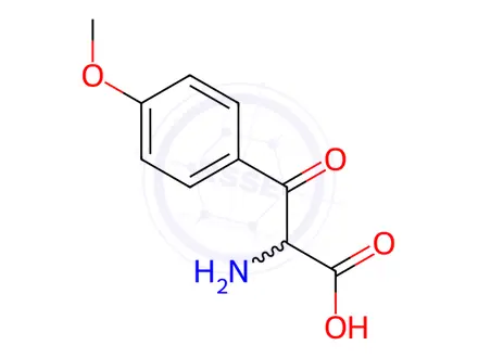 Chemical structure of Tyrosine, O-methyl--bta--oxo-