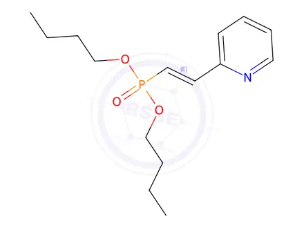 Chemical structure of [2-(2-Pyridyl)ethenyl]phosphonic acid dibutyl ester
