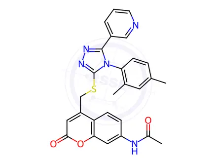 Chemical structure of WAY-620595