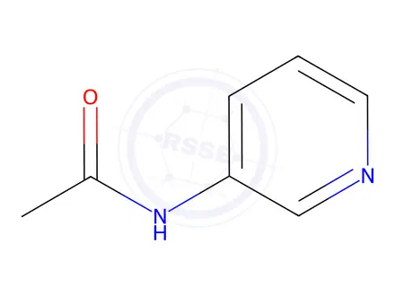 Chemical structure of 3-Acetamidopyridine