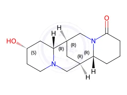 Chemical structure of 13-Hydroxylupanine