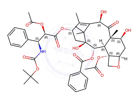 Chemical structure of Docetaxel Related Compound