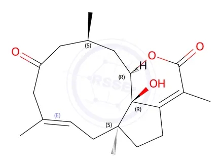 Chemical structure of Clavirolide A