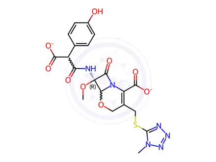 Chemical structure of Latamoxef Sodium