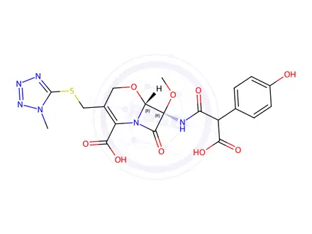 Chemical structure of Latamoxef