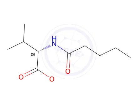 Chemical structure of (S)-methyl 3-methyl-2-pentanamidobutanoate
