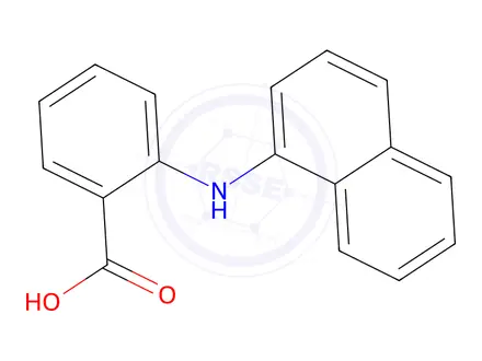 Chemical structure of 2-(NAPHTHALEN-1-YLAMINO)-BENZOIC ACID