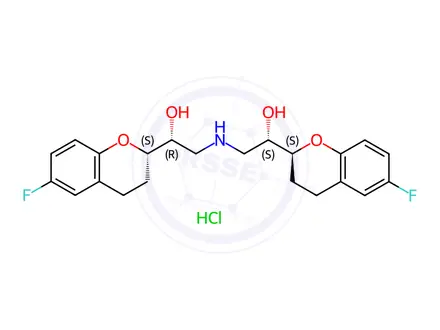 Chemical structure of Nebivolol EP Impurity D(Hydrochloride)