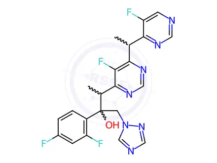 Chemical structure of Voriconazole Impurity 195