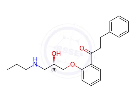 Chemical structure of (R)-Propafenone