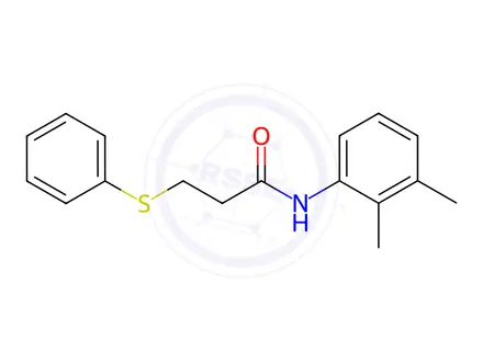 Chemical structure of N-(2,3-Dimethylphenyl)-3-(phenylthio)propanamide