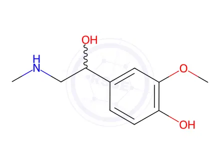 Chemical structure of Metanephrine