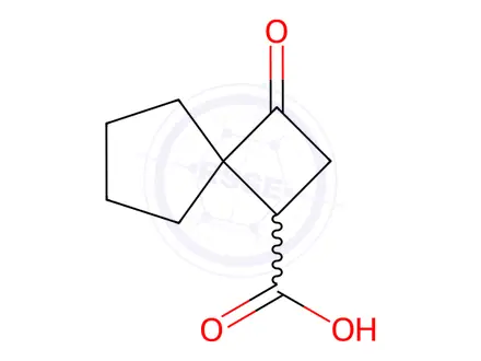 Chemical structure of 3-Oxospiro[3.4]octane-1-carboxylic acid