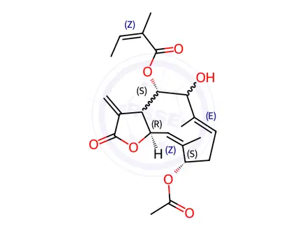 Chemical structure of Eupatocunin