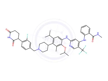 Chemical structure of Sofituzumab Vedotin