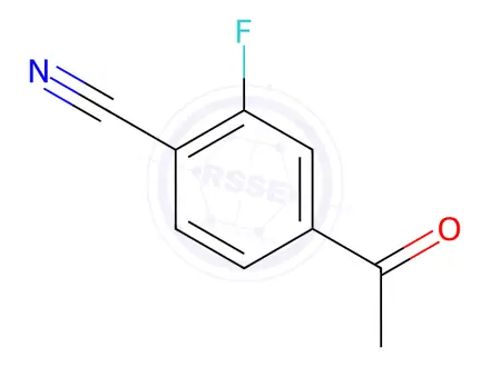 Chemical structure of 4-Acetyl-2-fluorobenzonitrile