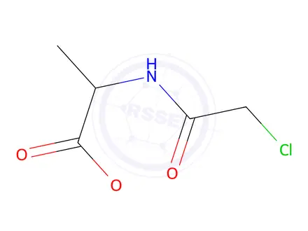Chemical structure of N-(Chloroacetyl)-DL-alanine Methyl Ester
