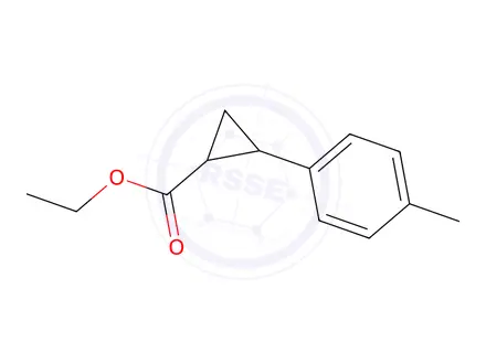 Chemical structure of Ethyl 2-(4-methylphenyl)cyclopropane-1-carboxylate