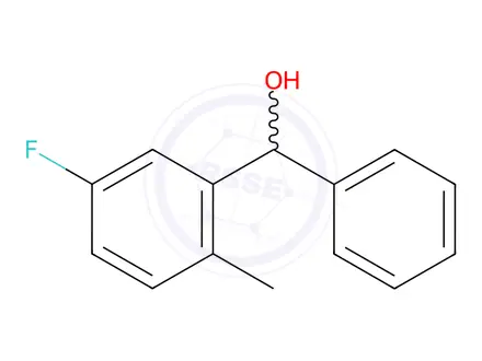 Chemical structure of (5-fluoro-2-methylphenyl)(phenyl)methanol
