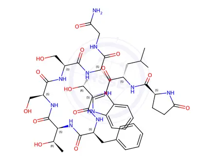 Chemical structure of Adipokinetic Hormone