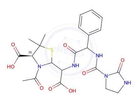 Chemical structure of Azlocillin Impurity 5