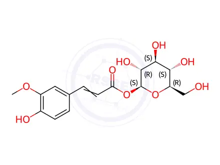 Chemical structure of Ferulic Acid Acyl-β-D-glucoside