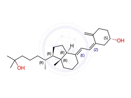 Chemical structure of Calcifediol