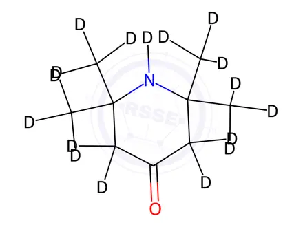 Chemical structure of 4-Oxo-2,2,6,6-tetramethylpiperidine-d17