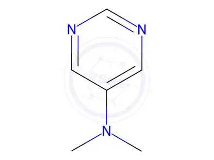 Chemical structure of 5-Pyrimidinamine, N,N-dimethyl-(9CI)