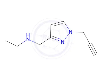 Chemical structure of n-((1-(Prop-2-yn-1-yl)-1h-pyrazol-3-yl)methyl)ethanamine