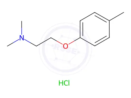 Chemical structure of 2-(p-tolyloxy)-N,N-dimethylethanamine hydrochloride