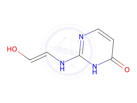Chemical structure of 2-((2-Hydroxyvinyl)amino)pyrimidin-4(1H)-one