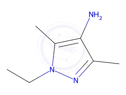 Chemical structure of 1-Ethyl-3,5-dimethyl-1H-pyrazol-4-amine