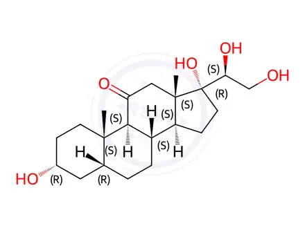 Chemical structure of alpha-Cortolone
