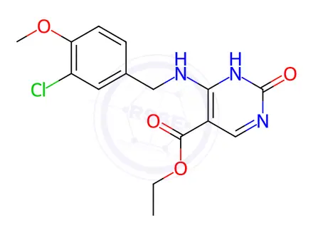 Chemical structure of Avanafil Impurity 180