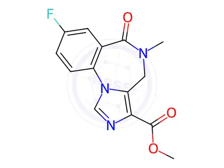 Chemical structure of Flumazenil Impurity 9