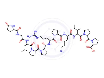 Chemical structure of Angiotensin I Converting Enzyme Inhibitor