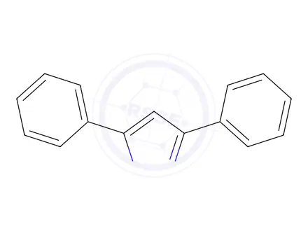 Chemical structure of 3,5-Diphenylpyrazole