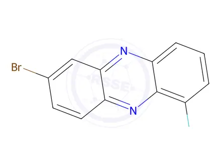 Chemical structure of 7-Bromo-1-fluorophenazine